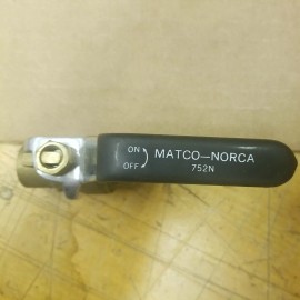 Matco Norca 752N 3/8 C X C Ball Valve