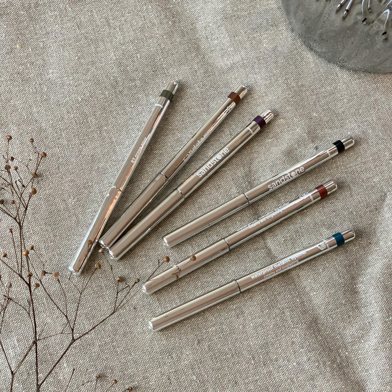 Allergy-Friendly Eyeliner - Sandstone Waterproof Metallic Eyeliner Spicy Cinnamon