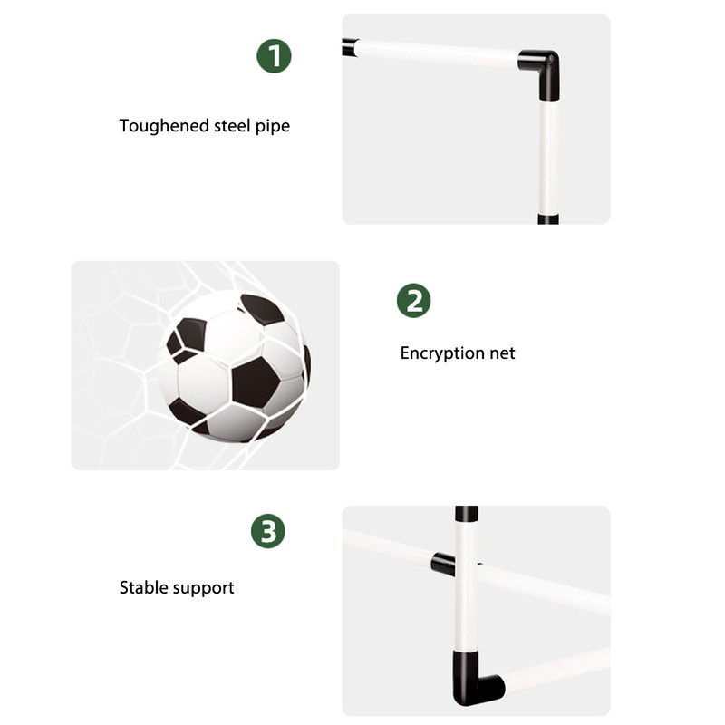 Foldable Kids Soccer Gate Portable Safety Multi Functional Soccer Practicing