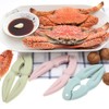 Hemoton Nut Clips,Lobster Crab Peeling Cracker,Crab Leg Cracker Tools,Seafood Crackers