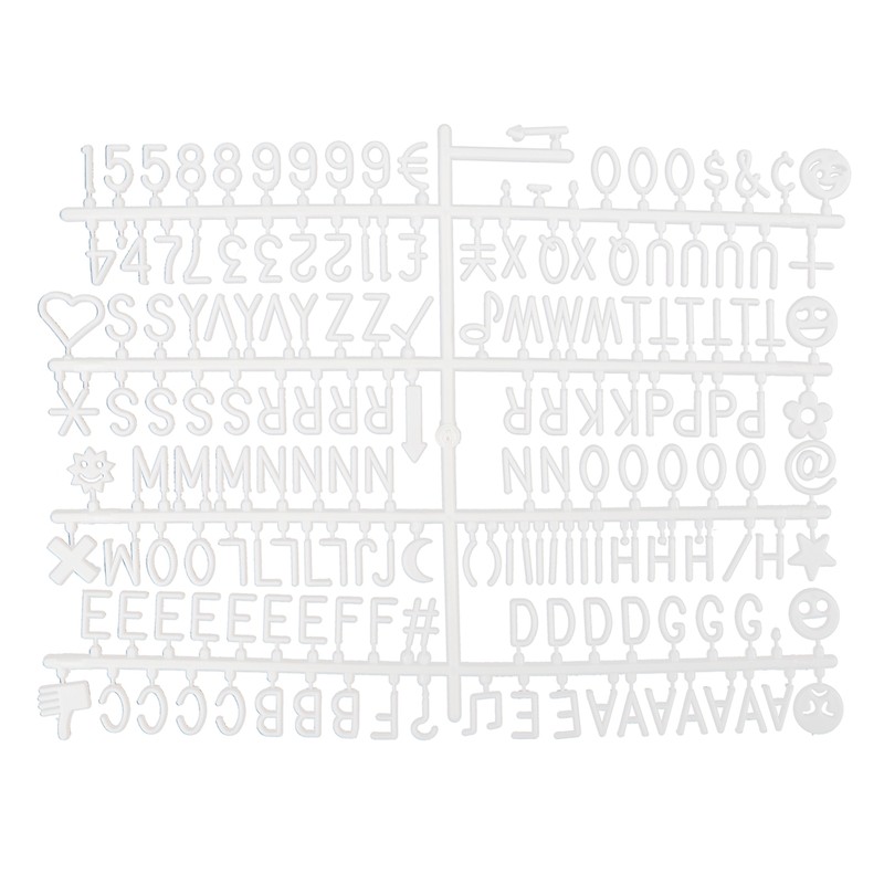 Felt Letters Message Board Sign Changeable Letters Numbers Room Decoration