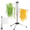 Navaris Collapsible Pasta Drying Rack - Tall Compact Spaghetti Noodle
