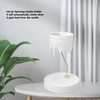 Christmas Tree Carousel Spinning Candle Holder Stainless Steel Rotary Tree