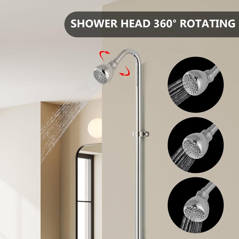GBBNE Convertor Shower Unit,Spout-Type Add-On Shower Unit,Tub to Shower Conversion