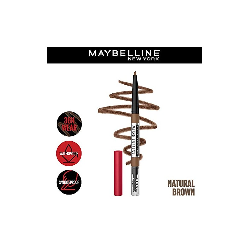 Maybelline Tattoo Brow Lift Delineador de Cejas Ultra Preciso, Trazos