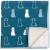 Wataol Semi Wash (Towel Handkerchief), Sitting Dog, Gray