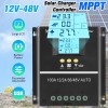 KEPEAK 60A/100A 12V/24V/36V/48 - 100A 12V/24V/36V/48V MPPT Charge Controller