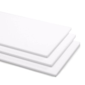 3mm Perspex White Gloss Acrylic Plastic Sheet Panel with Finished Polished Edges - Various Sizes (A5 - 21cm x 14.8cm)