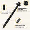 #14 x 4 Wood Structural Screws 300 Pack Hex Head
