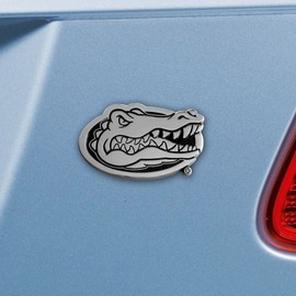 FANMATS 14812 Florida Gators 3D Chrome Metal Auto Emblem