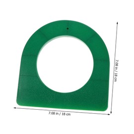 Totority 2pcs Portable Practice Putting Cup Flag Lightweight Golf Training Aid for Improving Putting Skills for Home Office and Parties Random Color