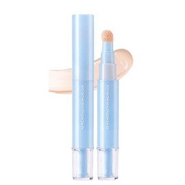Corrector Líquido para Ojos con Doble Acción, Diseñado Específicamente para Ojeras y Tono de Piel Irregular, de Alta Cobertura, Textura Cremosa y Efec