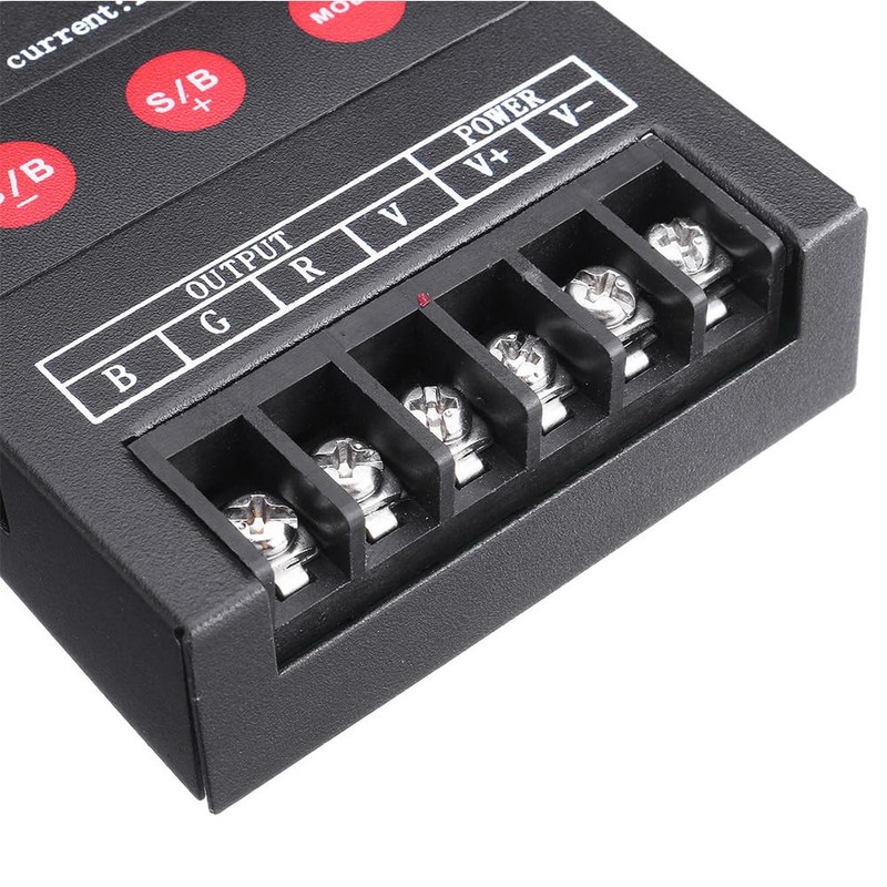 ezonpinzv New Updated Version DC 5V-24V RGB LED Controller Max