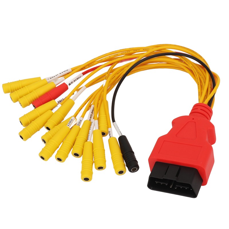16 Pin Jumper Cable Safe Connection Female OBD Connector Diagnostic