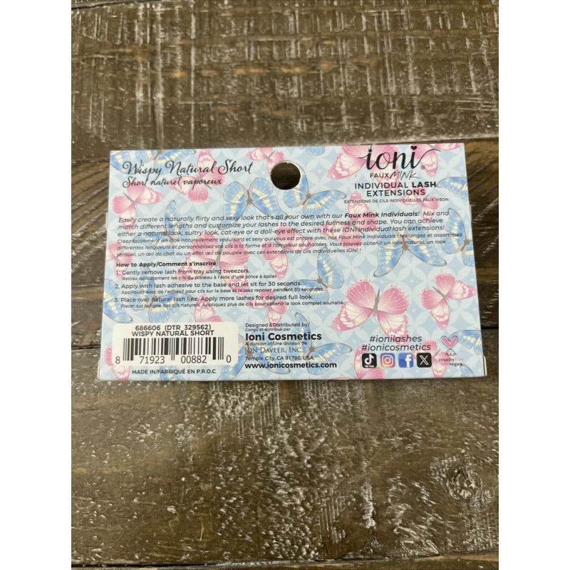 Ioni Wispy Natural Short Individual Eyelashes