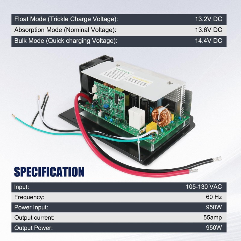 RUIANOMG WF-8955-MBA RV Power Converter Board Assembly Replacement for WF-8955,