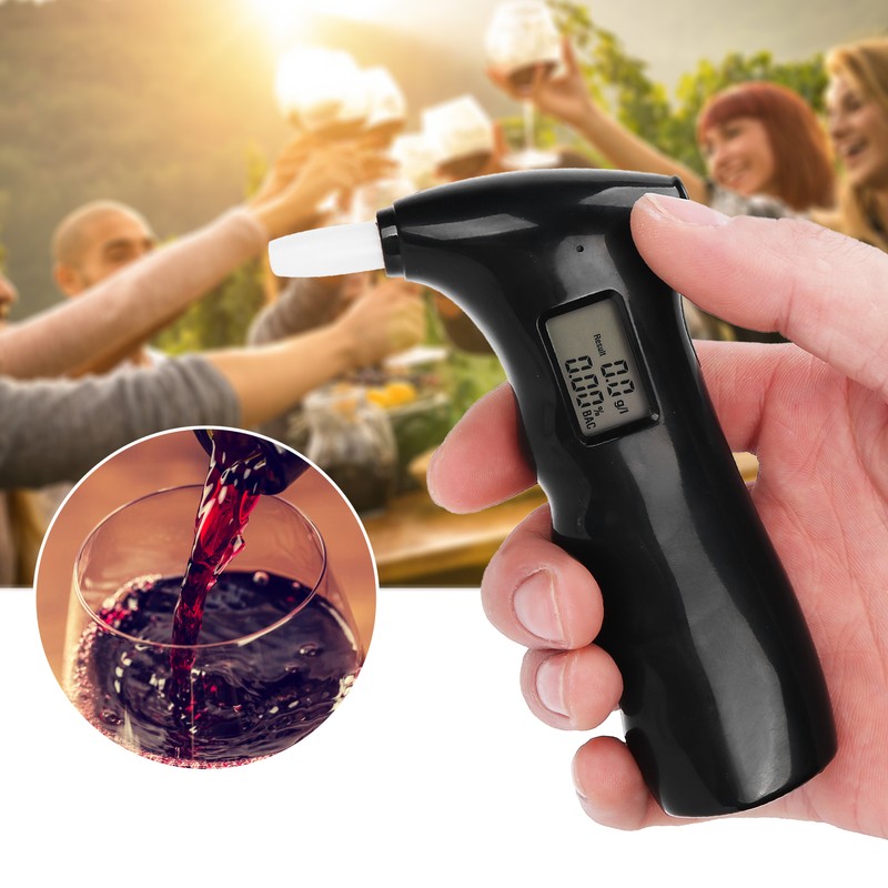 Portable Liquor Detector Selfbreathing Blowing Quick Response Testing Device Tool