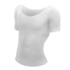 Kingoukin Muscle Shirt Pressurized Under Shirt V Neck Antibacterial Deodorizing,