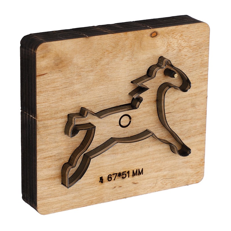 Leather Cutting Die Horse Shape Sharply Clean Edge Alloy Steel