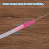 PATIKIL 8"x5/16" Long Straw Brush, 5Pcs Drinking Straw Cleaning Brush