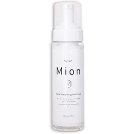  MION Facial Cleansing Foam, Foam, Alkaline Ionized Water, Facial Cleansing, Strawberry Nose, Electrolyzed Water S-100 Formulation, 100% Beauty Ingredient, Capacity 6.3 fl oz (180