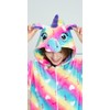 NewPlush Unisex Unicorn Costumes Pyjamas, Adult Women Men Animal Cosplay