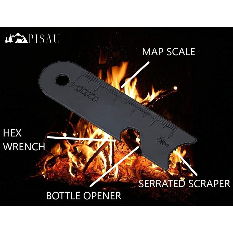 PISAU 12.7 cm Ferrocerium Ferro Rod Flint Fire Starter Waterproof
