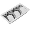 Pair Marine Air Vent Cover 3 Slots 210x110mm Rectangle Louver