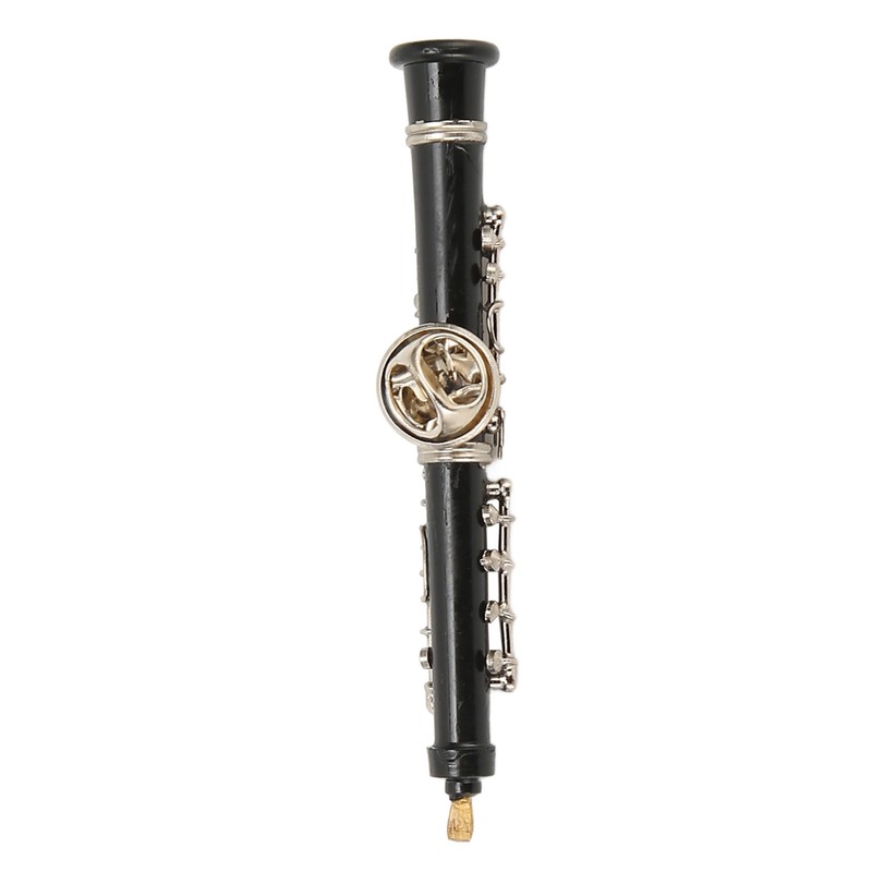 Miniature Oboe Brooch for Music Lover Exquisite Rust Protection Miniature
