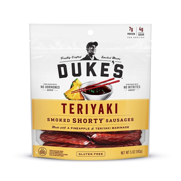 Duke's Shorty Smoked Sausage Teriyaki, 5 Oz
