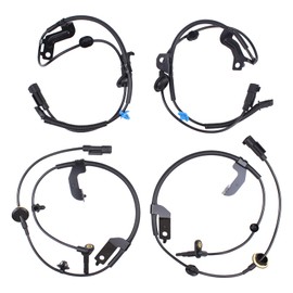 MOTOKU Front Rear ABS Wheel Speed Sensor Set for Jeep Patriot Compass 4WD 2007-2016 Dodge Caliber AWD 2007-2008 Left Driver and Right Passenger Side