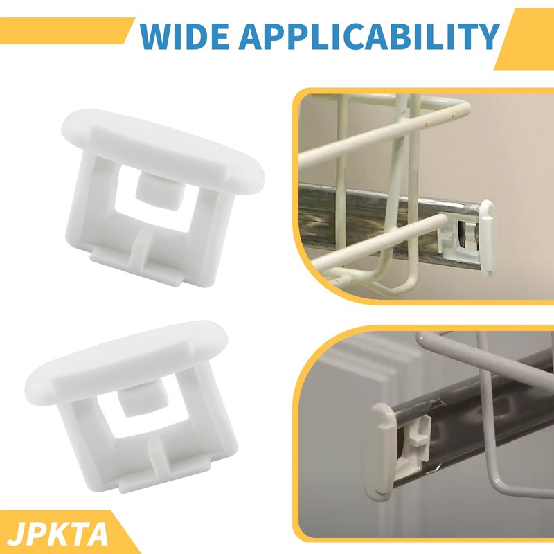 2 Pack WD12X10304 Dishwasher Upper Rack Slide End Cap Stop