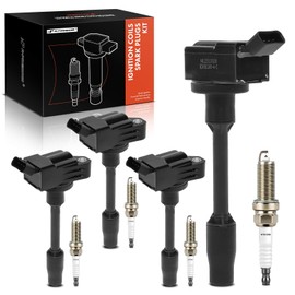 A-Premium Set of 8 Ignition Coil Pack and Iridium Spark Plugs Compatible with Toyota Prius 2016-2021, Prius AWD-e 2019-2021, Prius Prime 2017-2021, 1.8L, Replace# 9091902272