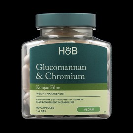 Holland & Barrett Glucomannan & Chromium 60 Capsules