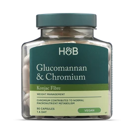 Holland & Barrett Glucomannan & Chromium 60 Capsules
