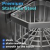 Sponge Holder for Kitchen Sink, Stainless Steel Sink Caddy Sink