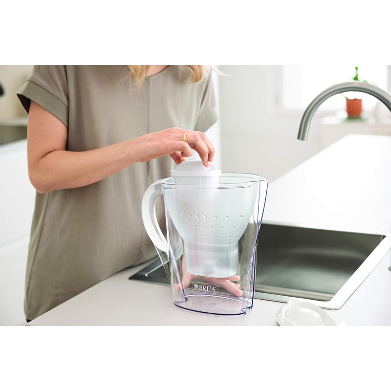 BRITA Filter, metal, White, 1 Unidad (Paquete de 1)