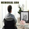 Ceramic Mini Cremation Urn,Small Keepsake Urns for Human Pets Ashes