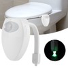 Rechargeable Toilet LED Motion Induction Bathroom Night Light Sensor with