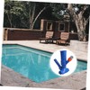 KONTONTY Pool Cleaning Tool Vacuum Suction Head Easy Assembly Bottom