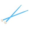 2Pcs Drum Mallet Felt Head Nylon Handle Double Headed Instrument