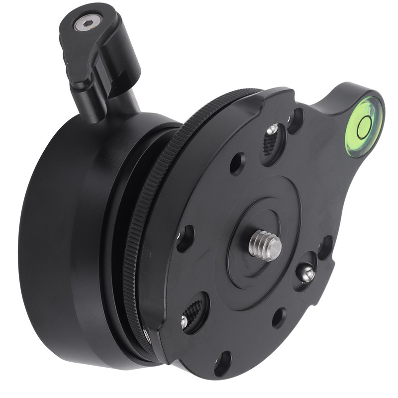 Tripod Head DY‑60N Tripod Leveling Base Leveler Adjusting Plate for