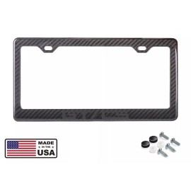 Unbranded GT/CS Ghost Effect Mustang Carbon Fiber License Plate Frame. California  Special