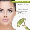 Kit Rodillo De Jade Y Gua Sha Masaje Facial Y