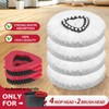Microfiber Mop & Scrub Brush Refills For O-Cedar EasyWring 1