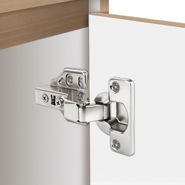 VIPMOON 4Pack Inset Soft Close Cabinet Hinges-35mm Concealed Hydraulic Slow Close Hinges 105° 3-Way Adjustable (±2.5mm) for Face Frame/Frameless Kitchen Cabinet, Wardrobe(6 Screws per Hinge)