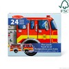 Melissa & Doug Giant Fire Truck Floor Puzzle 24 piece