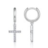 AKICE 2pcs 0.26ct Moissanite Brilliant Cut for Certified Earring S925