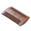 H&S Wooden Beard Comb Anti Static Moustache Pocket Comb Wood