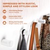 bsdonte 12 Pack Wood Wall Hooks, Modern Decorative Coat Hooks